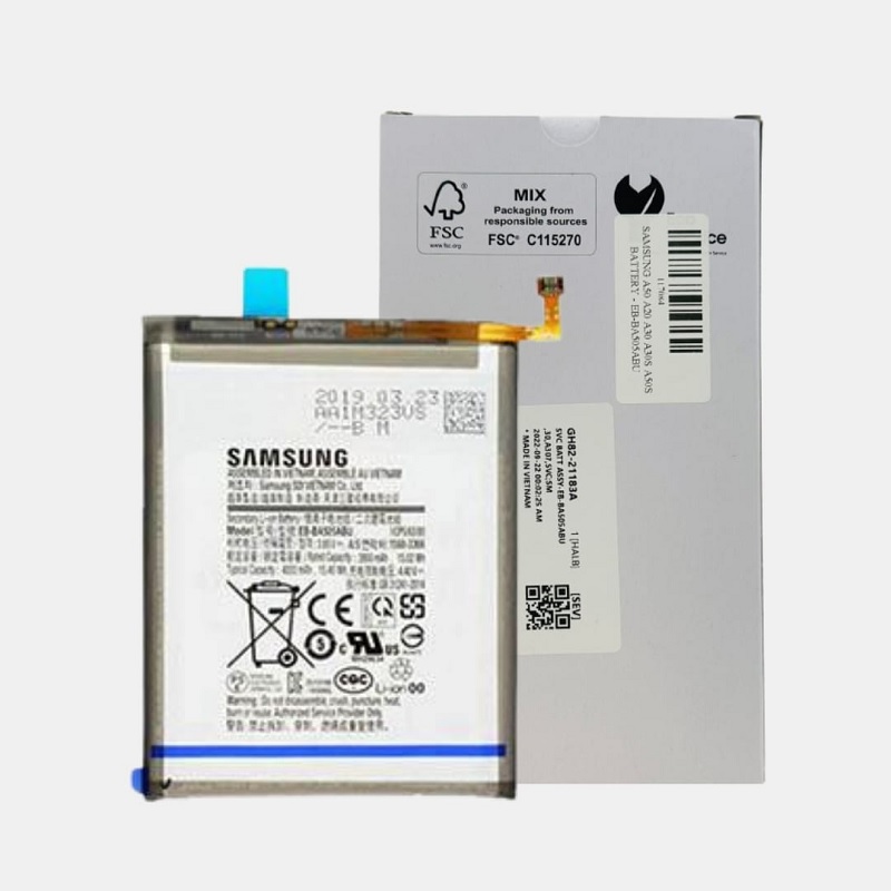 Thay pin Samsung A50 2019 (A505F) -Sua chua dien thoai Minh Phat Mobile HCM - Bac Lieu 0979150456 web https://minhphatmobile.com