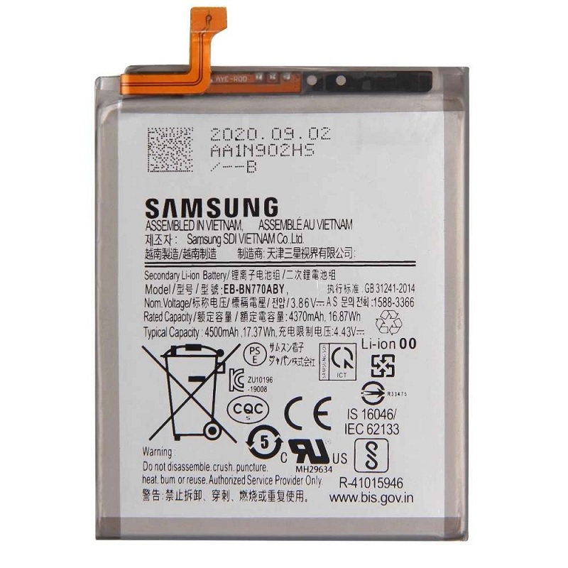 Thay pin Samsung Note 10 Lite-Sua chua dien thoai Minh Phat Mobile HCM - Bac Lieu 0979150456 web https://minhphatmobile.com