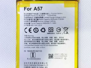 Thay pin Oppo A57